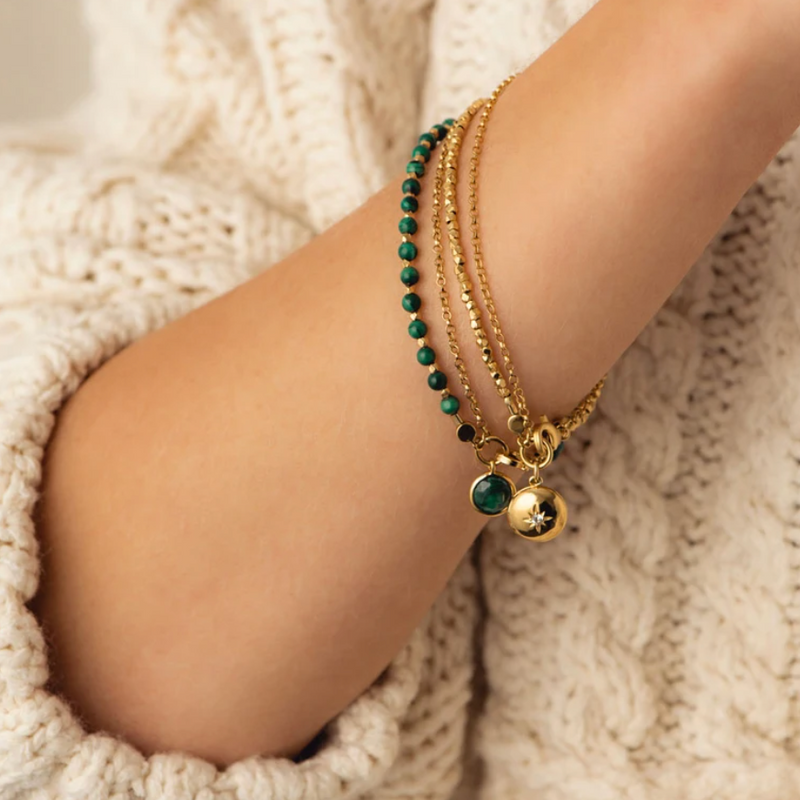 Astley Clarke Gold Biography Locket Bracelet