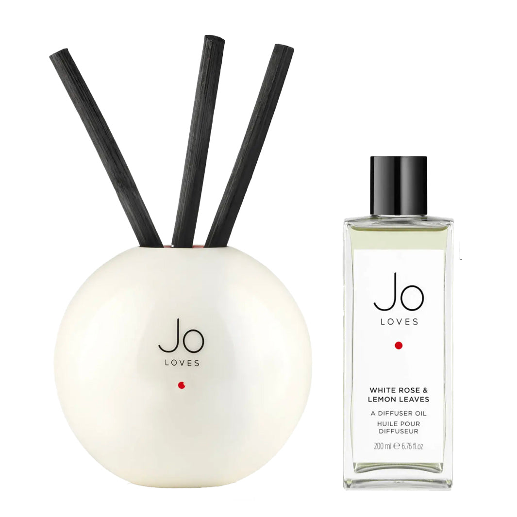 Jo Loves White Rose And Lemon Leaves A Fragrance Diffuser 200ml