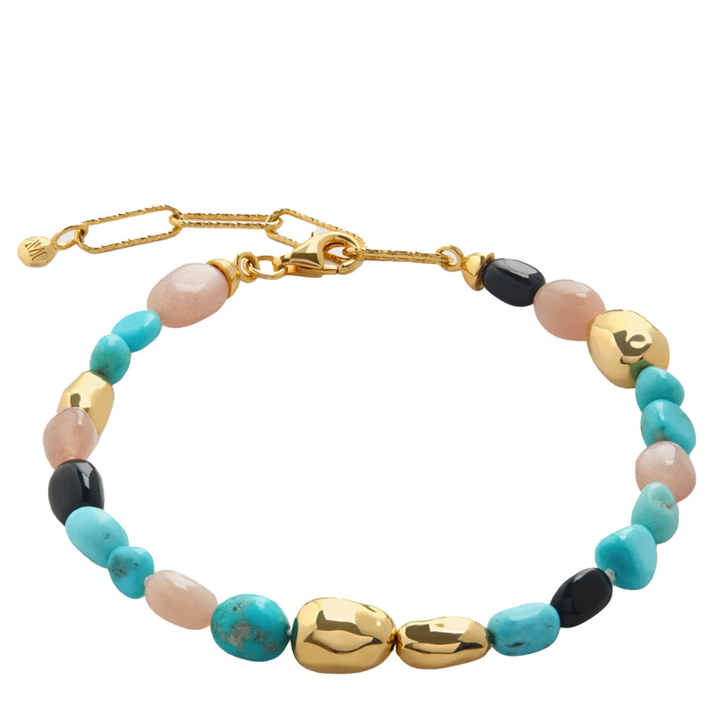 Monica Vinader Rio Multi Gemstone Beaded Bracelet