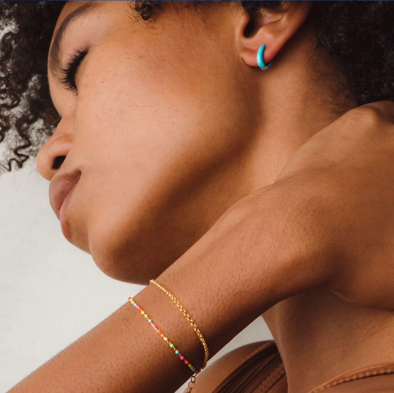 Astley Clarke Gold Biography Neon Enamel Bracelet