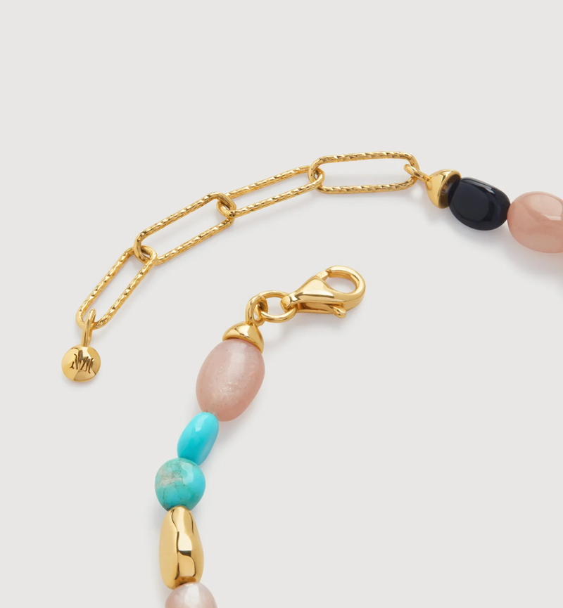 Monica Vinader Rio Multi Gemstone Beaded Bracelet