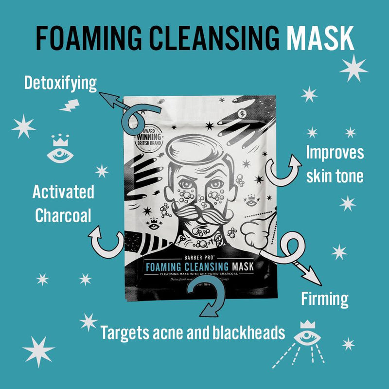 Barber Pro Foaming Cleansing Mask