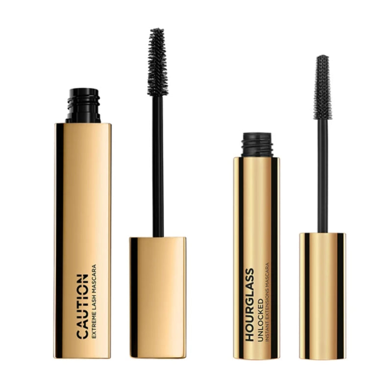 Hourglass Unlocked and Caution Mascara Duo