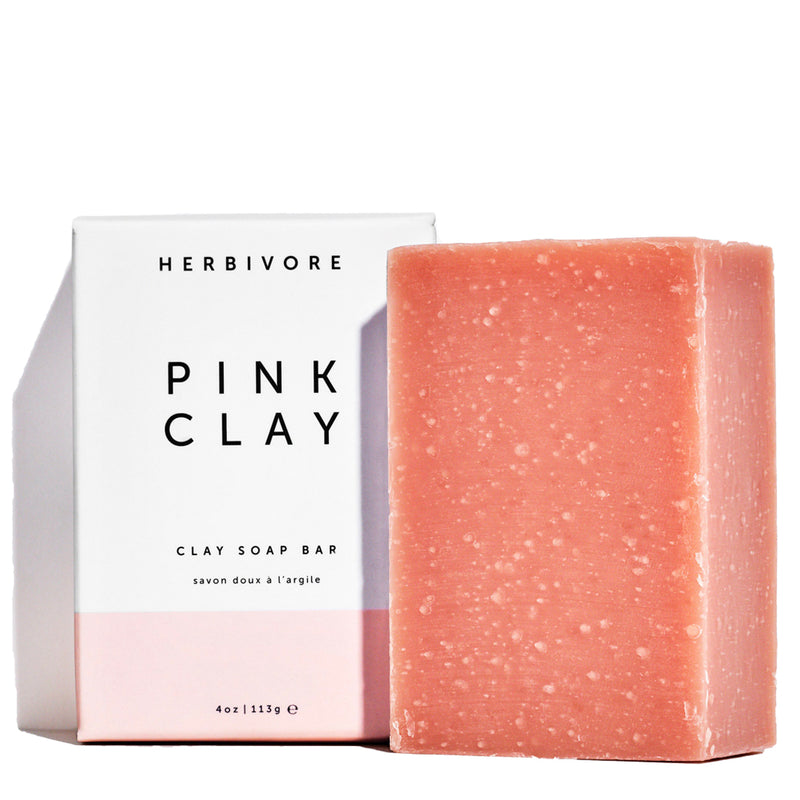 Herbivore Pink Clay Cleansing Bar Soap 113g