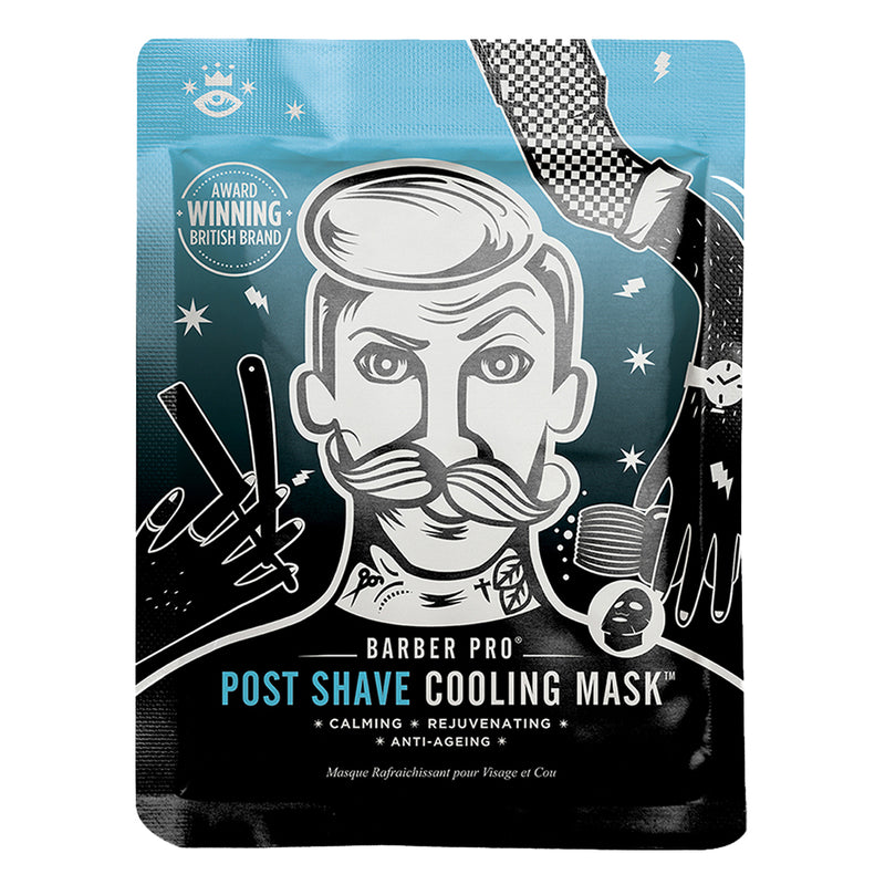 Barber Pro Post Shave Cooling Mask With Anti-Ageing Collagen