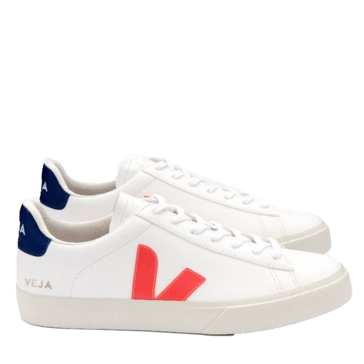 VEJA★CAMPO★WHITE ORANGE FLUO COBALT★兼用 VejaWomen_sCampoChromeFreeWhit
